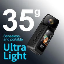 Load image into Gallery viewer, ABUO-Bike Cycling Pet Mini Sports Cam, 2.7K Wifi Mini Body Camera, 64GB POV Camera With 180° Rotating Lens For Daily Recordings
