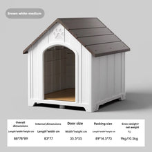 Load image into Gallery viewer, Dog House Outdoor Dogs Kennel Waterproof and Sun-proof Dogs Cage Solid and Firm Dog Accessories Moisture-proof Pet Supplies

