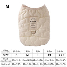 Load image into Gallery viewer, Winter Pet Coat Clothes for Cold Weather Clothing Warm Dog Clothes with Built in Harness Hole Pet Apparel for Small Dogs Cats
