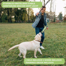 Load image into Gallery viewer, Extendable Flirt Pole Interactive Dog Toys for Small Large Dogs Chase Drag Chew Toys Outdoor Training Exercise Entertainment
