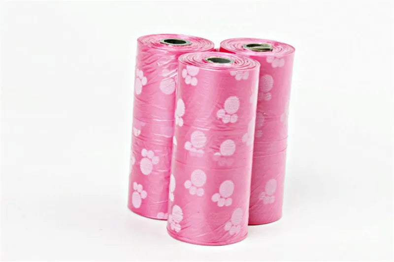 New Dog Poop Bag for Dog Pets Waste Garbage Bags Carrier Biodegradable Clean-up BagWaste Pick Up Clean Bag for Dog