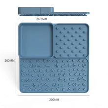 Load image into Gallery viewer, 4in1 Dog Licking Mat Split Puzzle Designed Healthy Slowly Feeding Relief Anxiety Safe Material Washable Feeder Pad Pet Supplies
