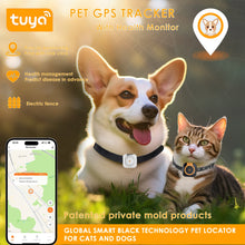 Load image into Gallery viewer, Mini 4G GPS Tracker for Dogs Cats with Health Monitor GPS Dog Fence Waterproof  Works with Any Collar Android iOS Universal
