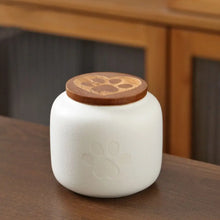 Load image into Gallery viewer, Ceramic Pet Ashes Storage Box Cute Memorials Funeral Urn for Pets Moisture Proof with Lid Memento Burial Holder For Pet Ashes
