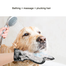 Load image into Gallery viewer, Pet Grooming Glove Brush for Cats Dogs Bath Massage Gloves for Bathing Grooming Softy Comfortable Animal Hair Removal Tool
