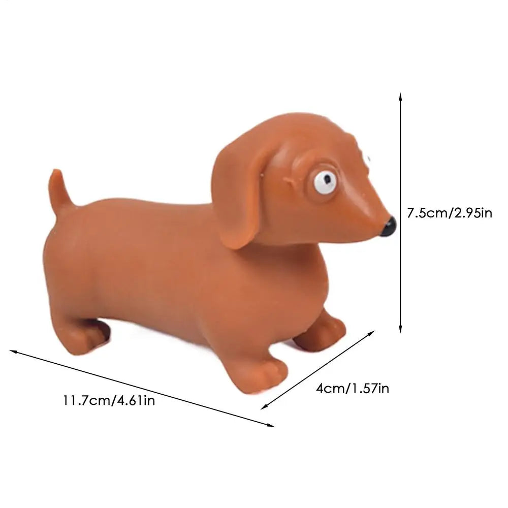 Squeeze Dachshund Dog Toy Stretch Fidget Slow Rebound Squeeze Toy Stretchy Sticky Ball Toys Squeeze Relief Toy For Kids Adults