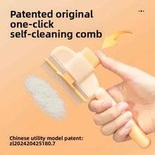 Load image into Gallery viewer, Grooming Comb Cat Accessories Things For Cats Pet Hair Brush Self Cleaning Tool To Remove Knots And Floating Hair Effectively

