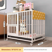 Load image into Gallery viewer, Indoor Dog Cage Large Medium Dog House with Toilet Golden Retriever Samoyed Border Collie Labr Retriever Pet Cage Fence
