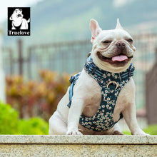 Load image into Gallery viewer, Truelove Pet Dog Harness Floral No Pull Cotton Fabric Breathable and Reflective Soft for Big Medium Small Adjustable VestTLH5655
