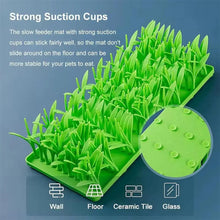 Load image into Gallery viewer, Pets slow feeder Silicone Grass Slow Food Mat Dogs Snuffle Pad Cats Licking Pad Non-slip Eating Mat pet Supplies Dog Accessories
