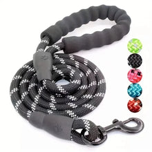Load image into Gallery viewer, Reflective Dog Leash With Comfortable Padded Handle - Double Heavy Duty Traction Rope For Strong Dogs - Enhance Safety And Contr
