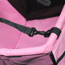 Load image into Gallery viewer, Pet Dog Car Carrier Seat Bag Waterproof Basket Folding Hammock Pet Carriers Bag For Small Cat Dogs Safety Travelling Mesh
