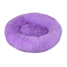 Load image into Gallery viewer, 40-110cm Round Pet Bed for Large Dog Bed Super Soft Cat Bed Long Plush Dog House for Medium Dog House Winter Warm Sleeping
