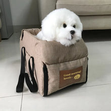 Load image into Gallery viewer, Dog Car Seat Bed Car Central Dog Car Seat Bed Portable Dog Carrier for Small Dogs Cats Safety Travel Bag Dog Accessories
