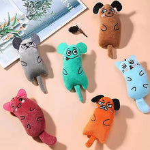 Load image into Gallery viewer, Cartoon animal toys are durable and bite resistant plush and interactive pet toys are suitable for cats to play at home
