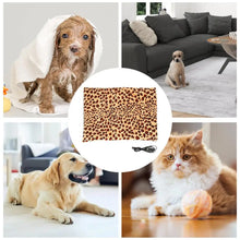 Load image into Gallery viewer, Pet heating pad outdoor indoor electric USB heating pad washable three Mode temperature adjustable heating blanket for cats dogs
