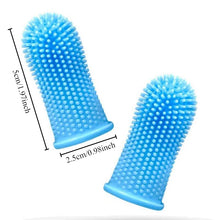 Load image into Gallery viewer, Dog Super Soft  pet Finger Toothbrush Teeth Cleaning Breath Care Nontoxic Silicone Tooth Brush Cat dog toothbrush pet products
