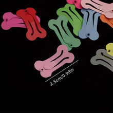 Load image into Gallery viewer, 5 pieces/set, cute dog hair clip, colorful bone shaped hair clip, pet dog hair clip, pet dog beauty accessories
