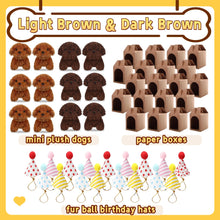 Load image into Gallery viewer, 12-80Set Mini Plush Puppy Stuffed Dogs with Keychain, Adopt A Pet Dog Party Favors Goodie Bags, Animals Bulk Gift Toys

