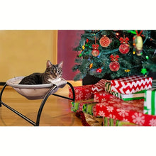 Load image into Gallery viewer, Cat Bed Stable Structure Detachable Excellent Breathability Easy Assembly Indoors Outdoors Free-Standing Sleeping Pet Hammock
