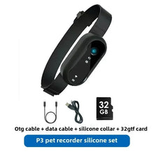 Load image into Gallery viewer, Waterproof Mini Body Camera for Dogs Cats, Outdoor Adventures Pet Camera Cam Smart Collar HD 1080P WiFi App with Video Recording
