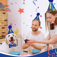 Load image into Gallery viewer, Pet Party Decoration Set Dog Birthday Triangle Scarf Hat Bow Tie Dog Birthday Decoration SuppliesDog Supplies для собак Cat
