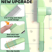 Load image into Gallery viewer, Dog Grooming Comb Cat /Dog Hair Remover Brush Long Hair Pet Self Cleaning Row Pet Removes Hairs Cleaning Bath Brush Dog Supplies

