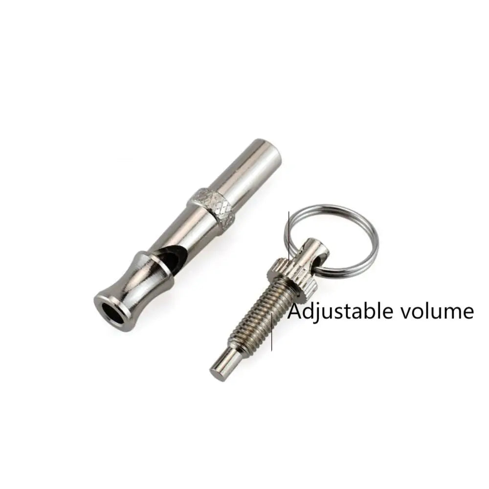 Dog Training Whistle Ultrasonic Training Adjustable Volume Whistle Dog Control Tool Stop Barking Device Puppy Training Whistle