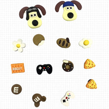 Load image into Gallery viewer, 1 Set Cute Dogs Shoes Accessories Boys Girls Sandals Garden Shoe Buckle Decorations Fit Charm jibbitz Crocodile
