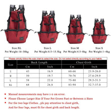 Load image into Gallery viewer, Outdoor Travel Carrier Bag for Adjustable Pet Dog, Reflective Hiking Cycling Carrying Bags for French Bulldog Pug
