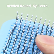 Load image into Gallery viewer, One-Push Pet Grooming Brush: Shedding Tool with Stainless Steel Teeth &amp; Round Head - Hair Removal &amp; Massage Comb for Furry Pets
