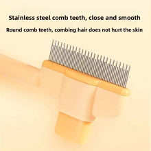 Load image into Gallery viewer, Grooming Comb Cat Accessories Things For Cats Pet Hair Brush Self Cleaning Tool To Remove Knots And Floating Hair Effectively
