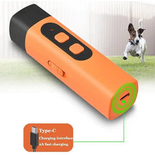 Load image into Gallery viewer, Anti Bark Device for Dogs with Torch LED Flashlight Ultrasonic Dog Repeller Barking Devices Stop Bad Behavior Dog Trainers Tool

