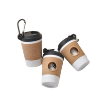 Load image into Gallery viewer, Coffee Cup Style Dog Poop Bag Holder Portable Creative Design Poop Bag Dispenser Dog Walking Toilet Picking
