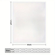 Load image into Gallery viewer, 1pc Golden Retriever Print Flannel Throw Blanket - Soft Warm Cozy Texture, Retro Dog Design on White Background
