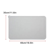Load image into Gallery viewer, Pet Supplies Silicone Dog Bowl Mat with High Lips Non-Stick Waterproof Food Feeding Pad Puppy Feeder Tray Water Cushion Placemat
