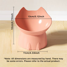 Load image into Gallery viewer, Elevated Pet Feeder for Cats &amp; Dogs - Neck-Friendly, Anti-Tip Slanted Bowl for Food and Water
