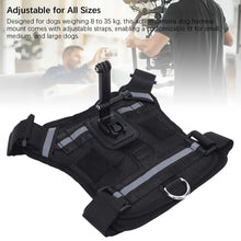 Load image into Gallery viewer, Dog Harness Camera Mount Vest Adjustable Comfortable Pet Harness Action Camera Mount  for Large Medium and Small Dogs
