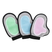 Load image into Gallery viewer, Pet Grooming Glove Brush for Cats Dogs Bath Massage Gloves for Bathing Grooming Softy Comfortable Animal Hair Removal Tool
