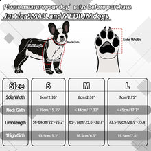 Load image into Gallery viewer, Outdoor Walking Dog Boot Leggings for Small Medium Large Dogs Suspender Boots Waterproof Snowy Dog Paw Protects Boot Covers

