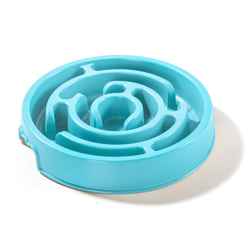 Pet Dog Slow Feeder Bowl Slower Food Feeding Dishes Fun Non Slip Anti-Gulping Eco Dog Bowl for Large Medium Small Dogs Puppy