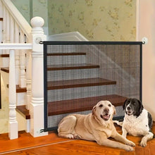 Load image into Gallery viewer, New Pet Dog Barrier Fences Folding with Hook Pet Isolated Network Rectangular Breathable Mesh Stairs Gate for Puppy Cats

