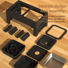 Load image into Gallery viewer, Dog Feeding Station, Adjustable Heights Bowl Stand Feeder Slow Fedding Bowls, Food Water Bowls for Medium Small Cats Dog
