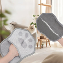 Load image into Gallery viewer, Pet Grooming Cleaning Glove Hair Remover Massage Brush Self Cleaning Cat Dog Glove Double-sided Cleaning Glove Dog Accessories
