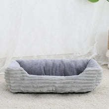Load image into Gallery viewer, Bed for Dog Cat Pet Square Plush Kennel Medium Small Dog Sofa Bed Cushion Pet Calming Dog Bed House Pet Supplies Accessories
