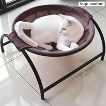 Load image into Gallery viewer, Cat Bed Stable Structure Detachable Excellent Breathability Easy Assembly Indoors Outdoors Free-Standing Sleeping Pet Hammock
