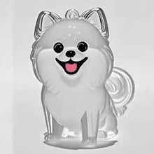 Load image into Gallery viewer, Dog/Cat Fur Memorial Charm Resin Keepsake Capsule for Cute Dog  Hair Portable Keychain Pendant for Hair Rainbow Bridge Pendant
