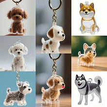 Load image into Gallery viewer, Dogs Hair Storage Pendant Cute Keychain Bag Pendant Couple Car Key Chains Jewelry Souvenir Collection Gift Decor Dog Accessories

