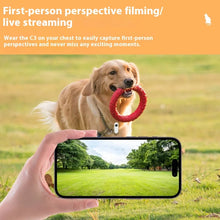 Load image into Gallery viewer, Waterproof Mini Body Camera for Dogs Cats, Outdoor Adventures Pet Camera Cam Smart Collar HD 1080P WiFi App with Video Recording
