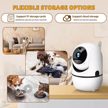 Load image into Gallery viewer, 3MP Pet Dog Camera WiFi 1080P HD Indoor Pet Monitoring Camera Two-Way Audio Wireless Surveillance Camera Security Baby Monitor

